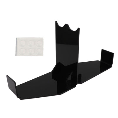 Lightsaber Display Stand Acrylic Desktop Lightsaber Display Holder Rack Wand Stand Dagger Dispaly Stand with Anti Slip Pad Black