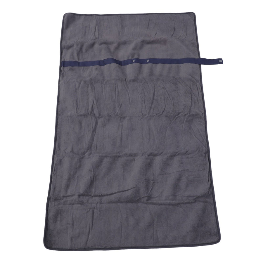 Warming Electric Blanket USB Polyester Fiber Multifunctional Adjustable Fast Heating Shawl for Camping Outdoor Activities Dark Gray