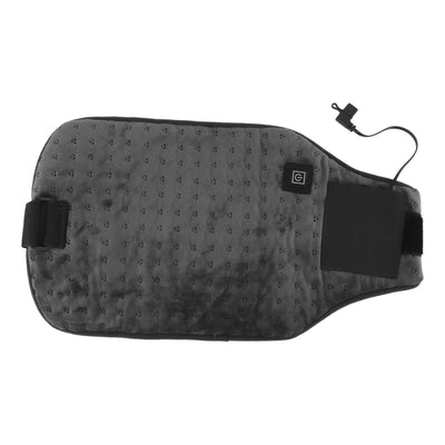 USB Powered Heated Waist Wrap Adjustable Temperature Fast Heating USB Heating Waist Wrap Heating Pad for Waist Neck Knee Dark Gray