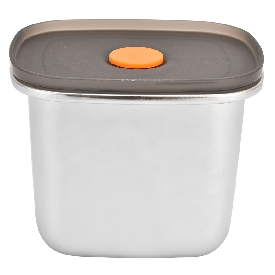 Lunch Box 304 Stainless Steel PP Food Grade Silicone Portable Food Container Storage Box for Picnic Camping Outdoor550ml