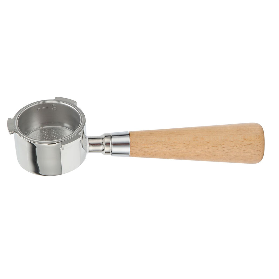 3 Ear Coffee Bottomless Portafilter Coffee Machine Handle Filter Holder for Delonghi Machine CoffeewareBeech Handle 54mm