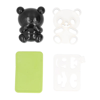 Panda Rice Ball Mold Food Grade Silicone Cute DIY Cookies Onigiri Mold for Kitchen Restaurants