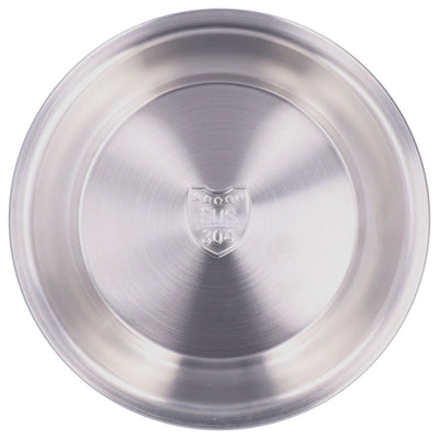 Stainless Steel Plate 304 Food Grade Material Stainless Steel Rounded Deepen Dish for Eating22cm/8.7in