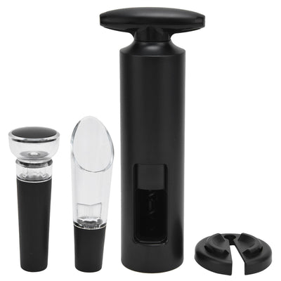 Manual Wine Bottle Opener Set T Type ABS Aluminum Foil Handheld Corkscrew for Home Kitchen