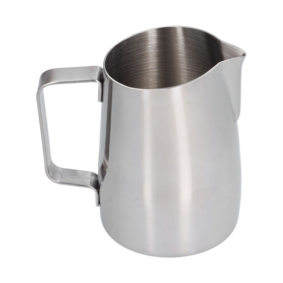 400ml 304 Stainless Steel Coffee Jug Oblique Mouth Milk Frothing Jug for Home Kitchen