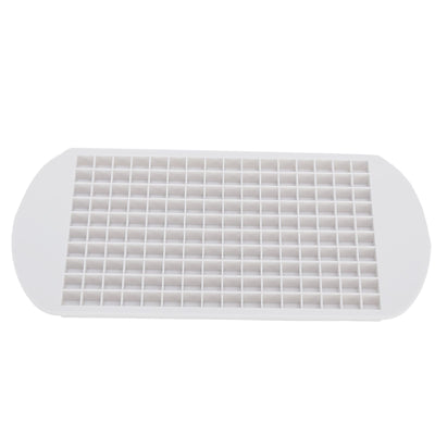 160 Grid Ice Tray Square Flexible Silicone High Temperature Resistant Mini Ice Cube Mold for Home RestaurantWhite