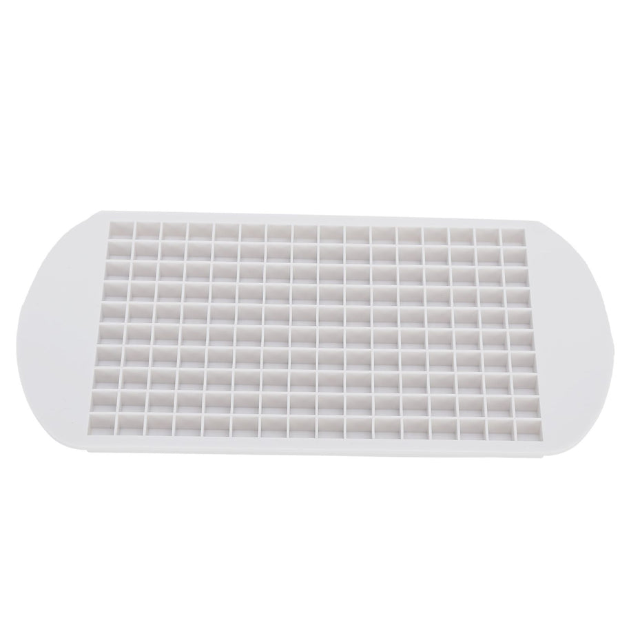 160 Grid Ice Tray Square Flexible Silicone High Temperature Resistant Mini Ice Cube Mold for Home RestaurantWhite
