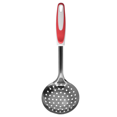 Thickened Colander Spoon Hand Polished Soup Hot Pot Spoon Non Slip Stainless Steel Kitchen Strainer Scoop