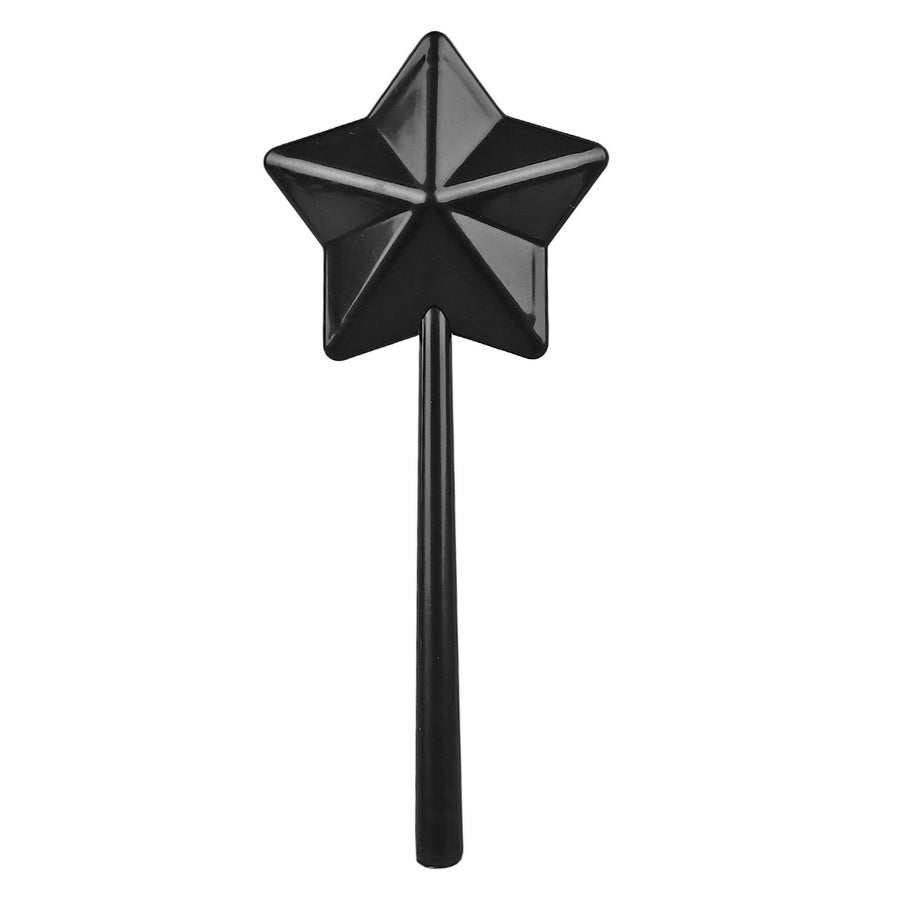 Salt and Pepper Shaker Wand Plastic Cute Practical Pentagram Shape Salt Dispenser Black