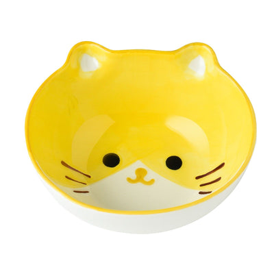 Kids Bowl Ceramic Cute Cartoon Animal Shape Rice Bowls Reusable Dinner Tableware for Serving Soup Cereal Pasta Ice Cream Cat