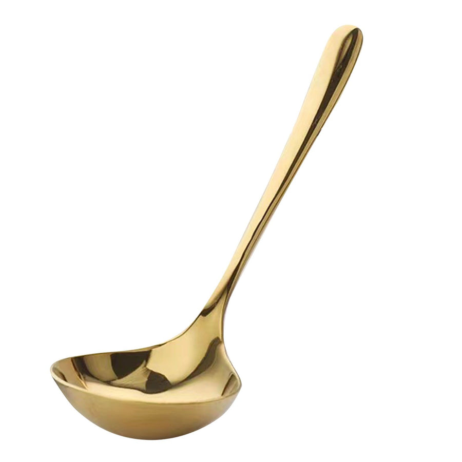 Kitchen Soup Ladle 304 Stainless Steel Large Size Long Handle Cooking Ladle for Home