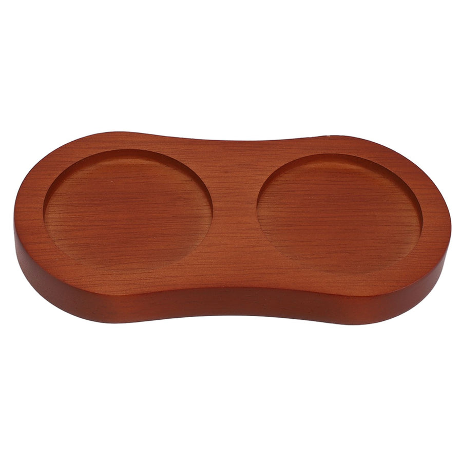 Pepper Salt Mill Tray 8 Shaped Easy To Use Wooden Mill Tray for Placing Various Seasoning Bottles