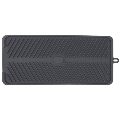 Silicone Drainage Pad Multipurpose Waterproof Collapsible Heat Resistance Thicken Silicone Dish Drying Mat for Kitchen Bar