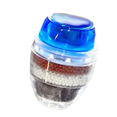 Faucet Mount Filter Blue Water Filter Multi Layer Efficient Water Saving Easy Install Filtration System for Kitchen Bathroom
