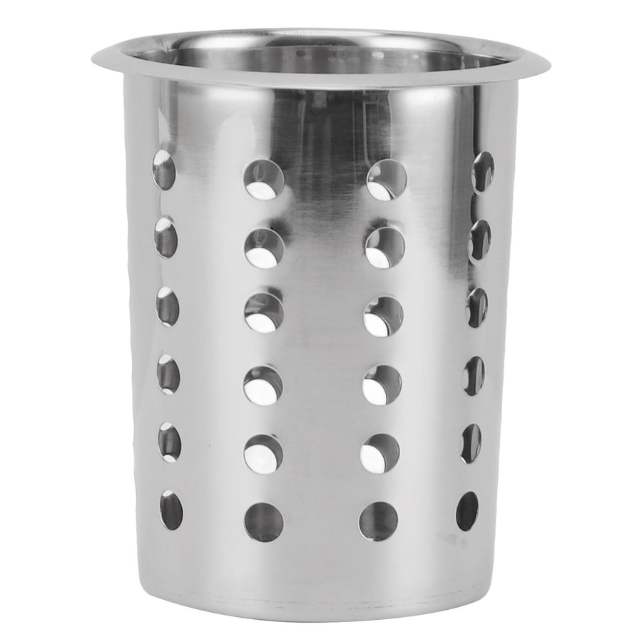 Kitchen Utensil Holder Multipurpose Large Capacity Mess Proof 304 Stainless Steel Utensil Holder for Countertop With Holes