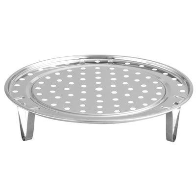 Steaming Rack with Removable Leg Stainless Steel Steam Tray Stand Cooking Bread Rack Kitchen Tool 18cm