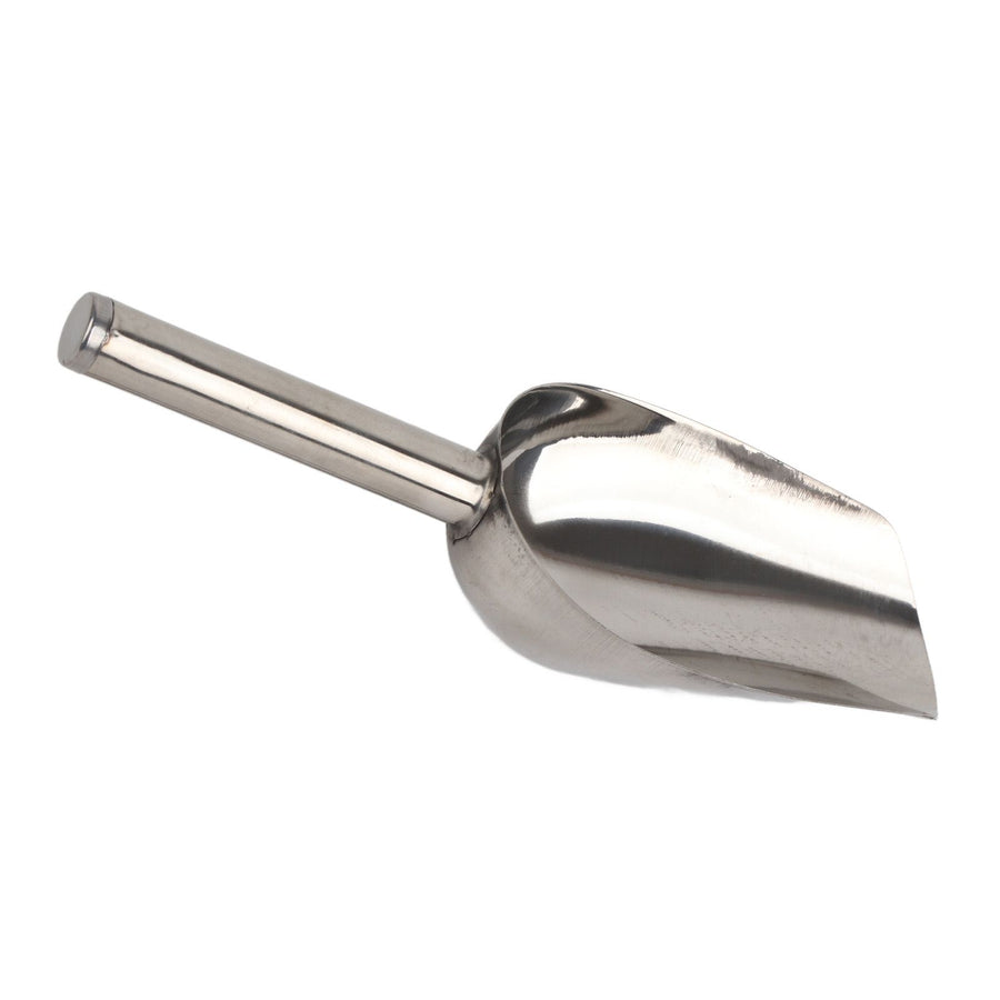 Stainless Steel Ice Scoop Multipurpose Thickened Rustproof Dishwasher Safe Metal Ice Scoop for Ice Cube Candy Flour Sugar L