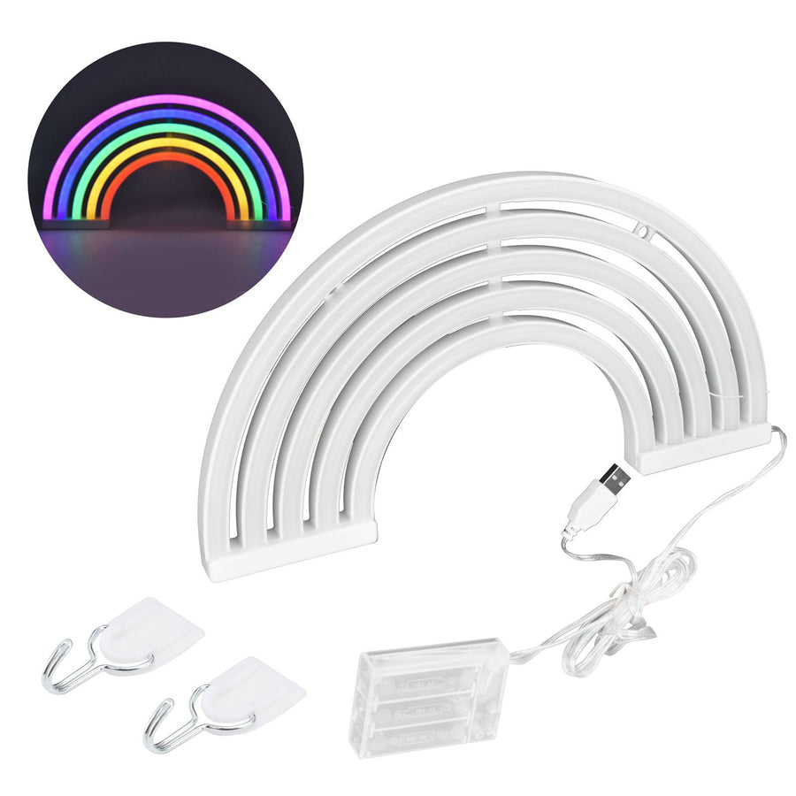 LED Neon Sign Lamp Colorful Wall Hanging Neon Night Light for Bedroom Kids Room Birthday Party