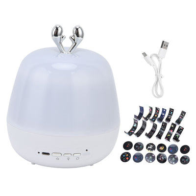 LED Light Projector Gift 3‑Color 360° Rotatable Star Light with Film for Children for Home Party