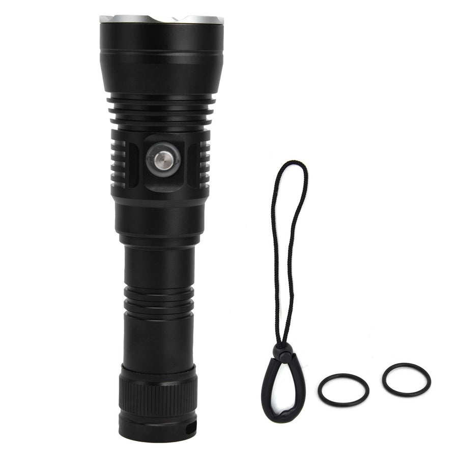 XHP70 3500lm Diving Flashlight Aluminum Alloy Professional 100m IP68 Underwater Flashlight for Diving Fishing