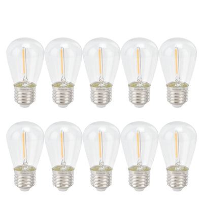 10pcs LED Bulbs Retro Cute Adjustable Energy Saving Antique Incandescent Bulb for Decorations