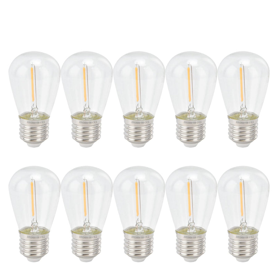 10pcs LED Bulbs Retro Cute Adjustable Energy Saving Antique Incandescent Bulb for Decorations