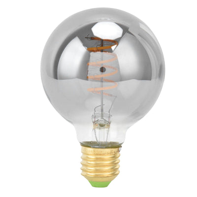G80 LED Filament Lamp E27 Base Vintage Bulbs Decorative Light 4W 220V Warm Light Electroplating Gray