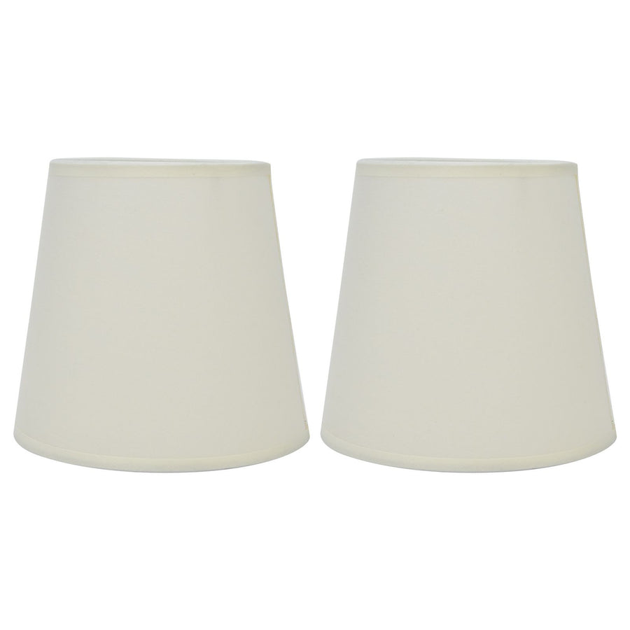 2Pcs Indoor Lamp Shade European Style Fabric Lampshade for E14 Chandelier Table Lamp Floor LampPX17 Beige