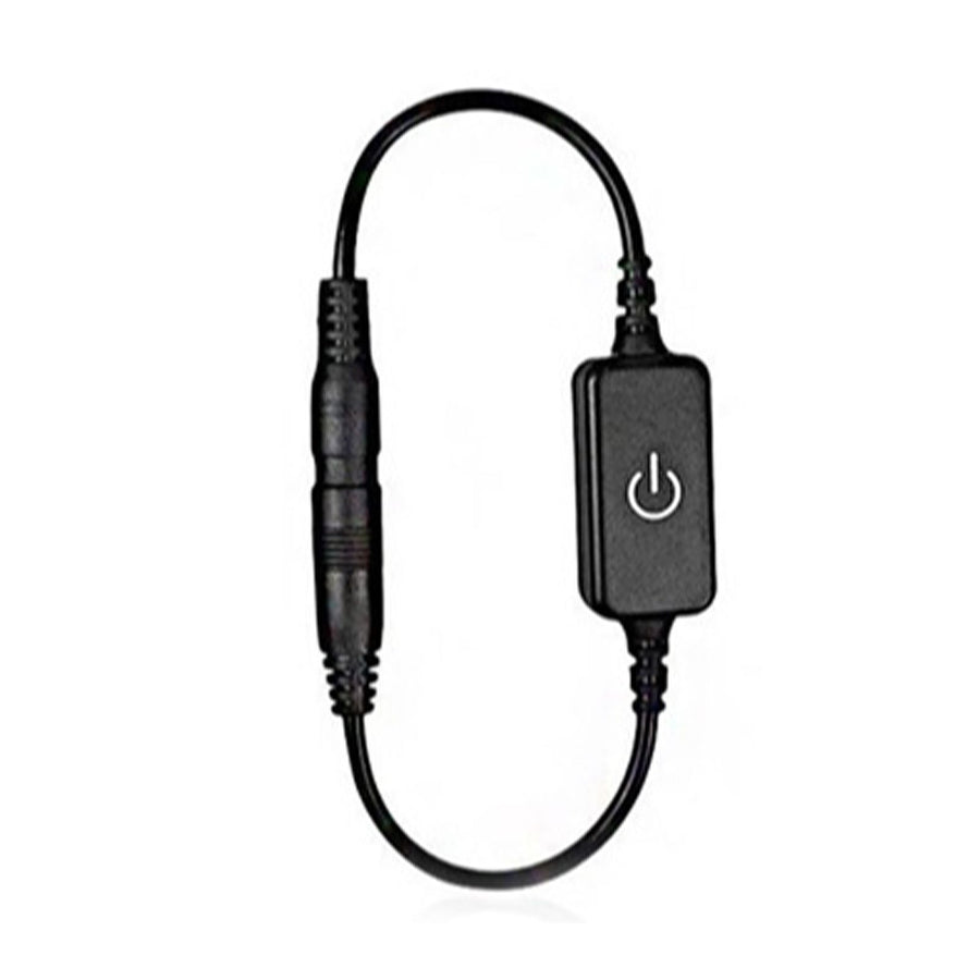 12‑24V 4A Mini LED Dimmer Touch Switch Single Color Light Emitting Diode Strip Light Brightness Controller On Off Switch Black