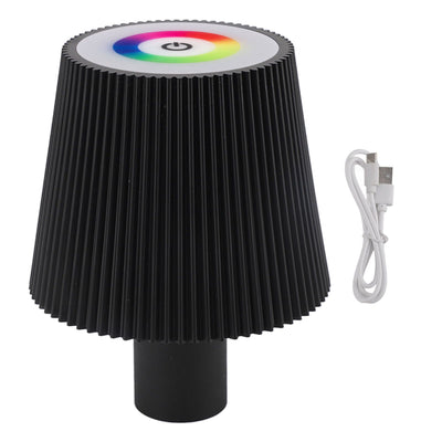 LED Bottle Lamp 4000mAh IP54 Waterproof Touch Control Color Adjustable USB Rechargeable Cordless Wine Bottle Lamp Night Light Black