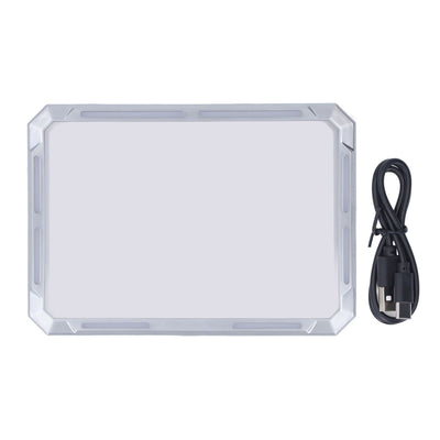 Portable LED Work Light Rechargeable Floodlight IP44 Waterproof Dimming Lamp for Outdoor Camping Hiking Workshop