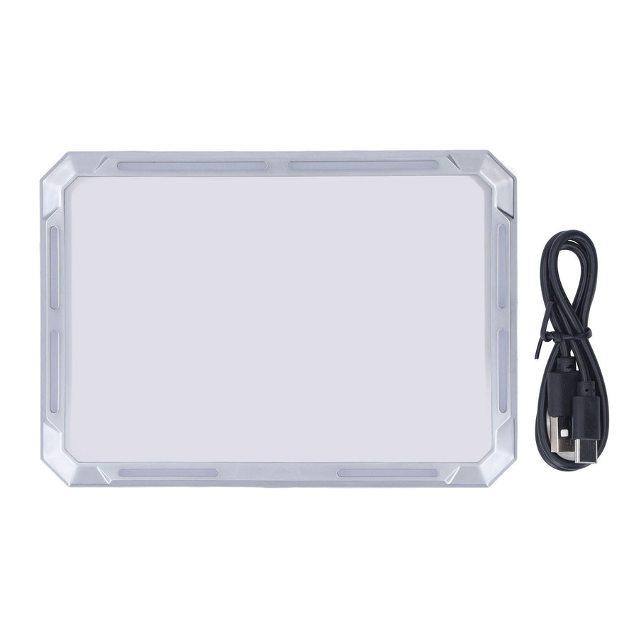 Portable LED Work Light Rechargeable Floodlight IP44 Waterproof Dimming Lamp for Outdoor Camping Hiking Workshop