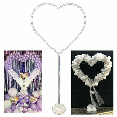 Love Balloon Column Arch Set Heart Balloon Frame Column Holder Stand Decoration For Wedding Birthday Baby Party