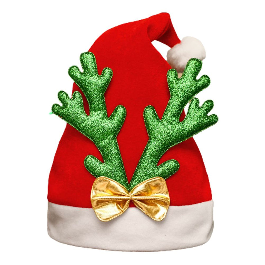 Christmas Santa Claus Hat Warm Cosplay Party Holiday Costume Props Decoration for Kids Children Adult Xmas Gift