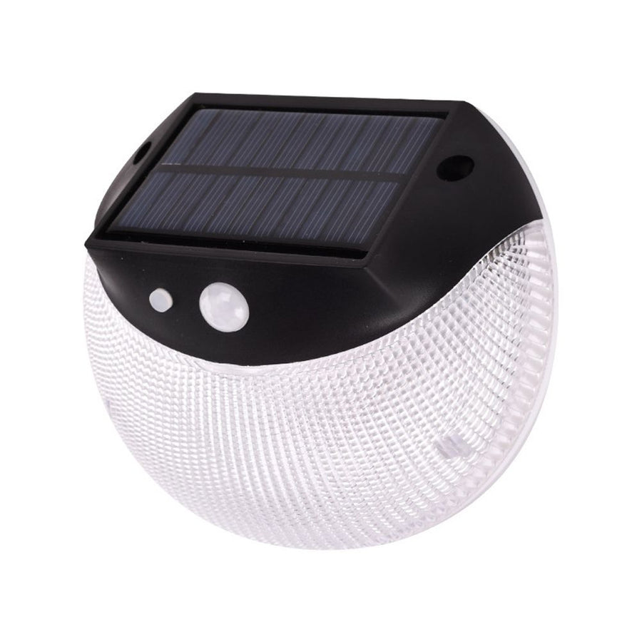 Solar Deck Lighting Round Wall Lights Outdoor Wireless Solar Induction Light for Garden Stair Porches Lighting