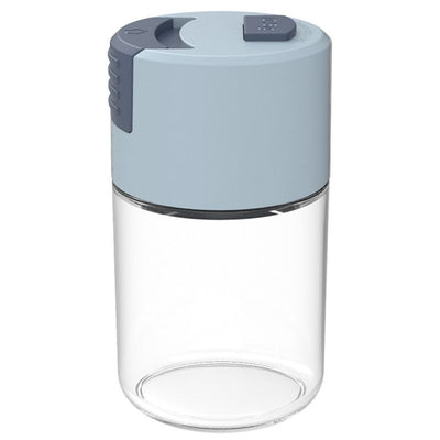Push Type Salt Shaker Spice Jars with Lid Sealed Dust Proof Seasoning Jar Glass Bottle Kitchen Cooking Tools