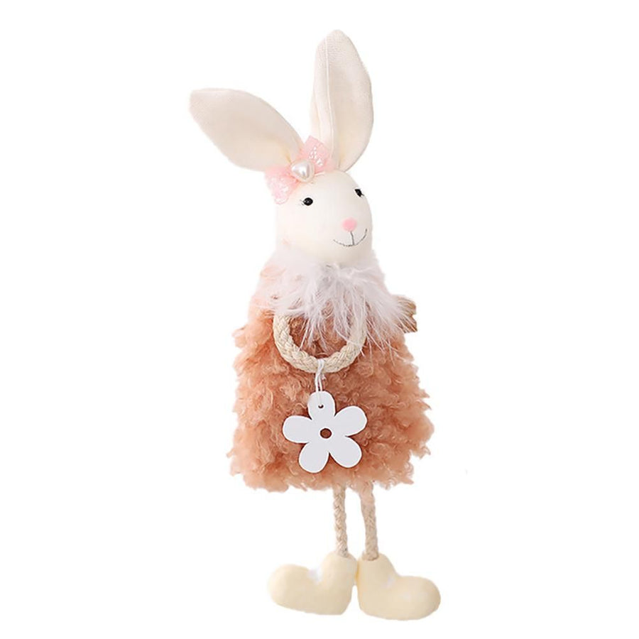 Cute Easter Hanging Bunny Ornaments Easter Bunny Figurine Decorations for Hanging on Trees Windows Easter Decor