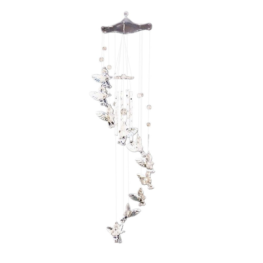 Love Angel Wind Chime Bells Hanging Living Bed Home Waterproof Wind Chimes Decor for Outdoor Yard Garden