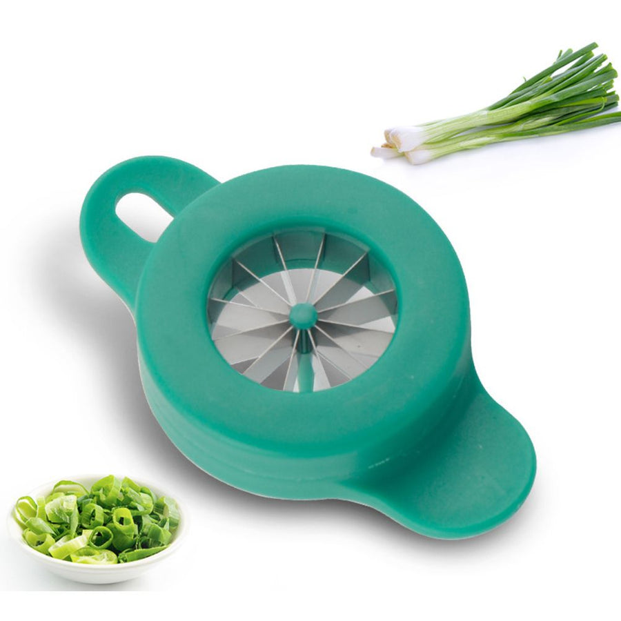 Household Stainless Steel Scallion Cutter Plum Blossom Shred Silk Cutter Sharp Onion Cutter Graters Kitchen Shred Accessories
