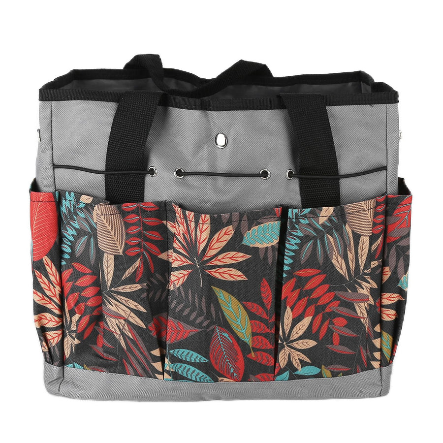 Garden Tote Bag 600D Oxford Cloth Multiple Pockets Lightweight and Durable Garden Tools Storage Pouch