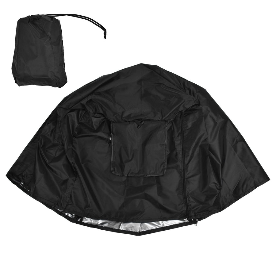 124.5x84x79cm Dogs Wire Crate Cover Waterproof Sunscreen Dustproof Pet Cage Cover for OutdoofBlack