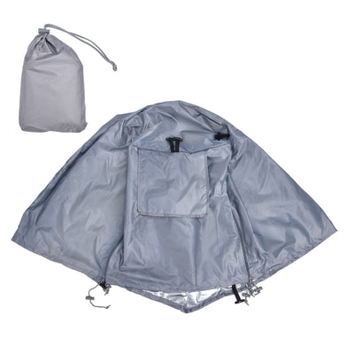 124.5x84x79cm Dogs Wire Crate Cover Waterproof Sunscreen Dustproof Pet Cage Cover for OutdoofGray
