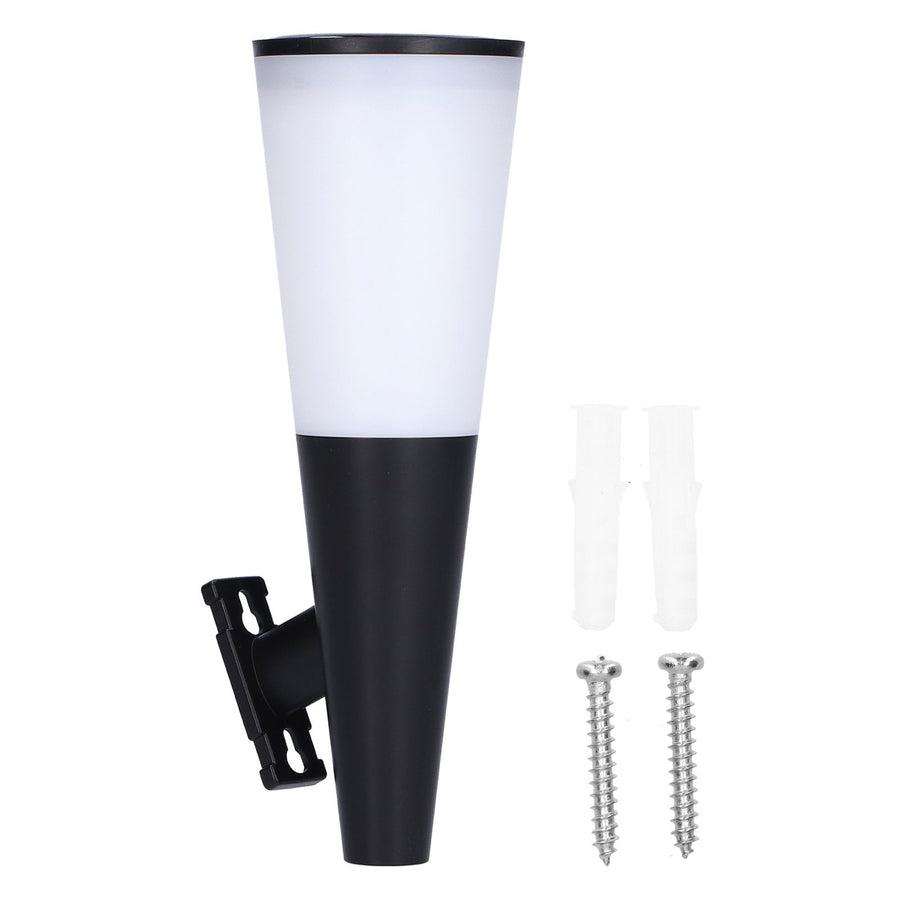 Solar Wall Lamp Warm White RGB Cordless Safe Modern Design Sturdy Durable Outdoor Lamp for Garden Garage BackyardRGB