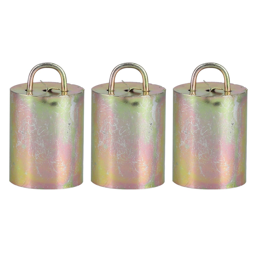 3Pcs Alloy Livestock Bell Thickened Anti Lost Sheep Bell for Cow Outdoor Stock FarmNo. 3 Bell