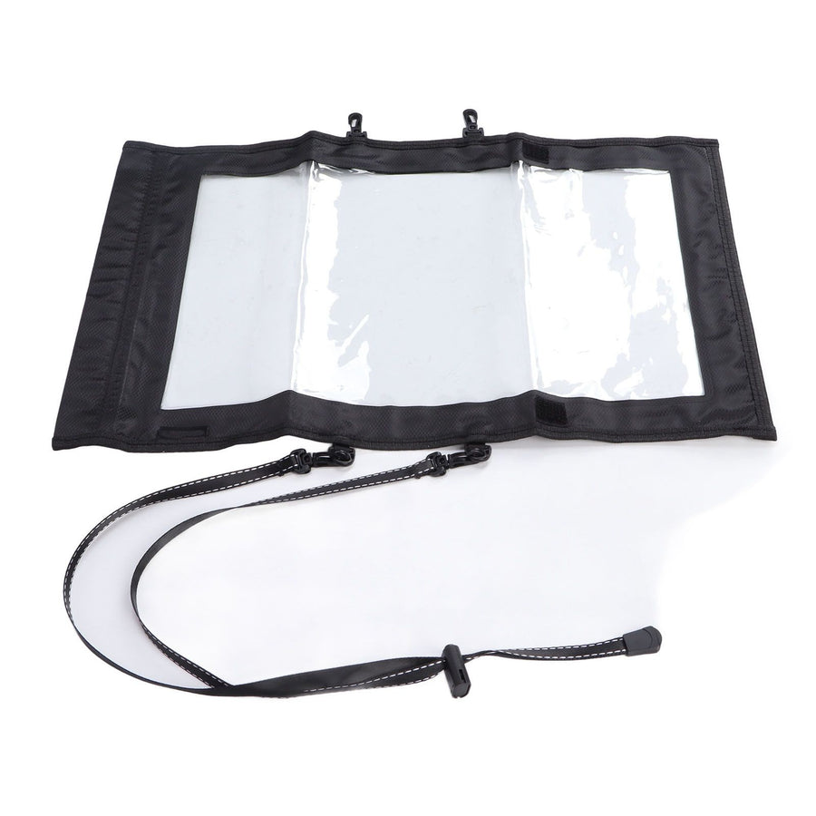 Transparent Map Storage Bag Waterproof Folding Storage Pouch for Outdoor Hiking Camping