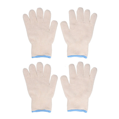 2 Pairs Thermal Insulated Gloves 300℃ Heat Resistant Non Slip Anti Scalding Mitts for BBQ Oven