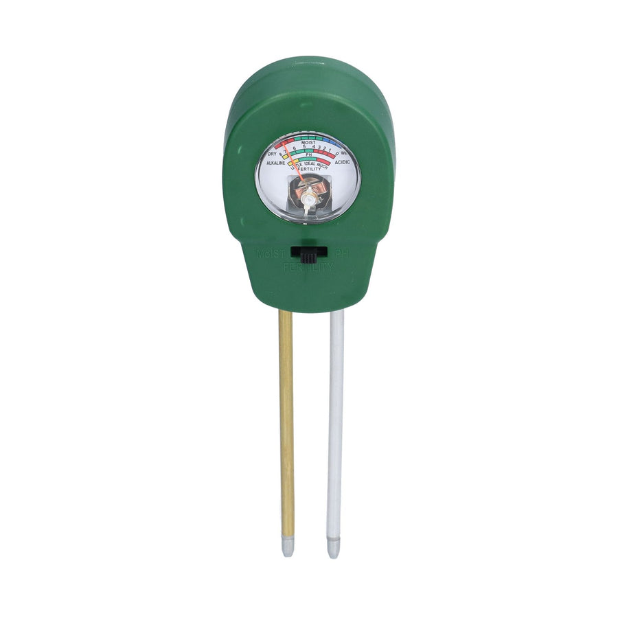 3 In 1 Soil Moisture Meter 2 Needles Adjustable PH Value Fertility Soil Test Tool for Garden Courtyard Outdoor