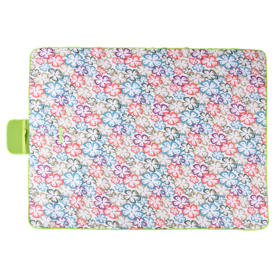 145/200 Picnic Blanket Outdoor Blanket with Large Size Waterproof Sandproof Portable for Camping and TravelingFloral