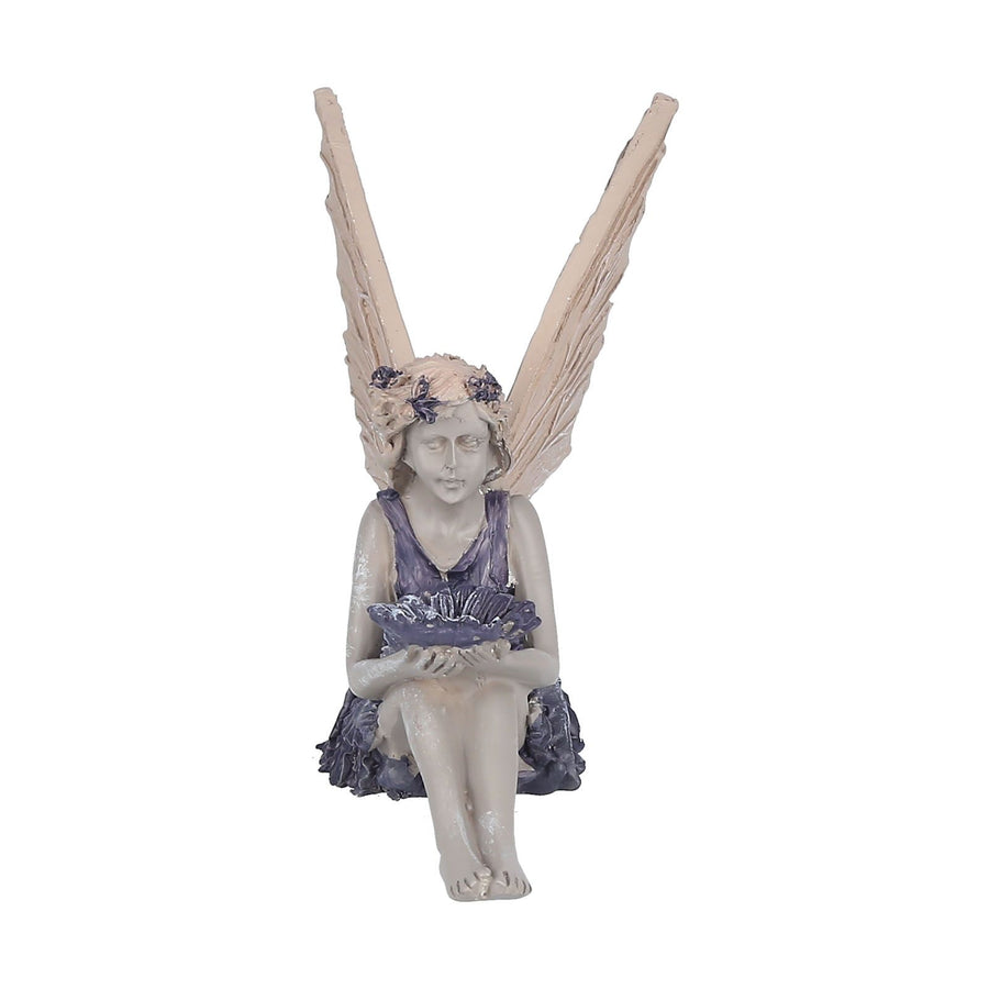 Sitting Fairy Statue Decorative Sunflower Fairy Ornament for Gardening Outdoor Home