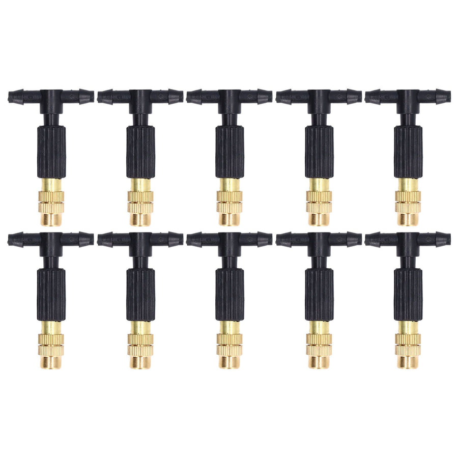 10pcs Atomizing Nozzles Removable Design Easy Installation Misting Spray Head for Greenhouse Seedling Cultivation